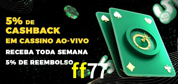 Promoções do cassino ao Vivo ff77